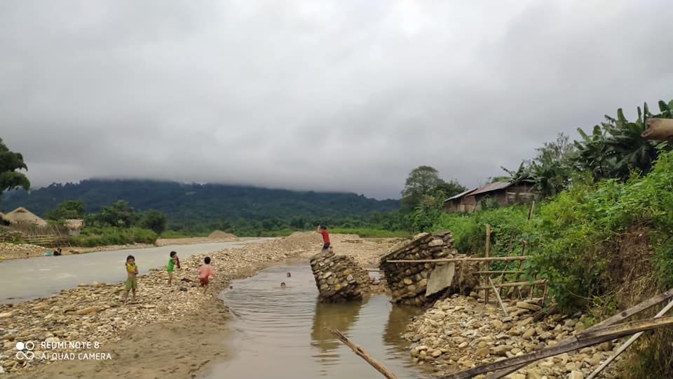 ပူတာအို-မချမ်းဘောမြို့ပတ်လမ်းပေါ်ရှိ  ရှဲဝမ်ချောင်း ရေကာတာကျိုးပျက်