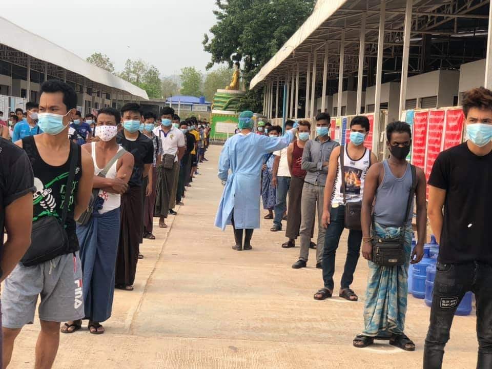 ထိုင်း-မြန်မာချစ်ကြည်ရေးတံတားမှ ပြန်ဝင်လာသူများအနက် ကိုဗစ်-၁၉ ပိုးတွေ့သူ ၆၀ ကျော်ရှိ 