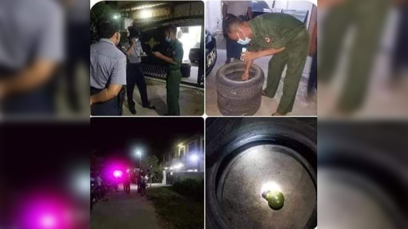 နေပြည်တော် ရွေးကောက်ပွဲကော်မရှင်အဖွဲ့ခွဲရုံး ဥက္ကဋ္ဌနေအိမ် လက်ပစ်ဗုံးဖြင့် အပစ်ခံရ