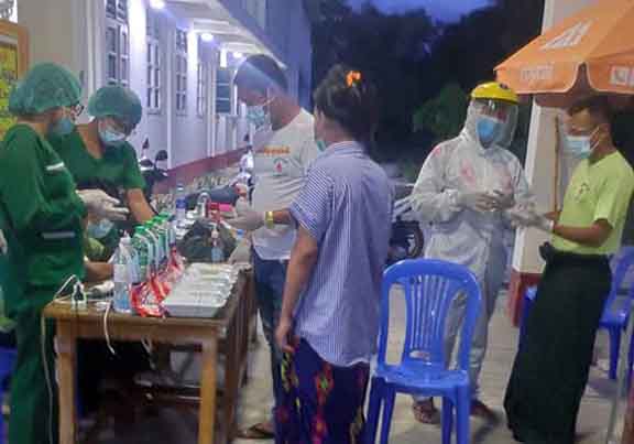 ရွှေဘိုမြို့၌  ရန်ကုန်က ပြန်လာသူ ၁ ဦး ကိုဗစ်-၁၉ ပိုးတွေ့ 