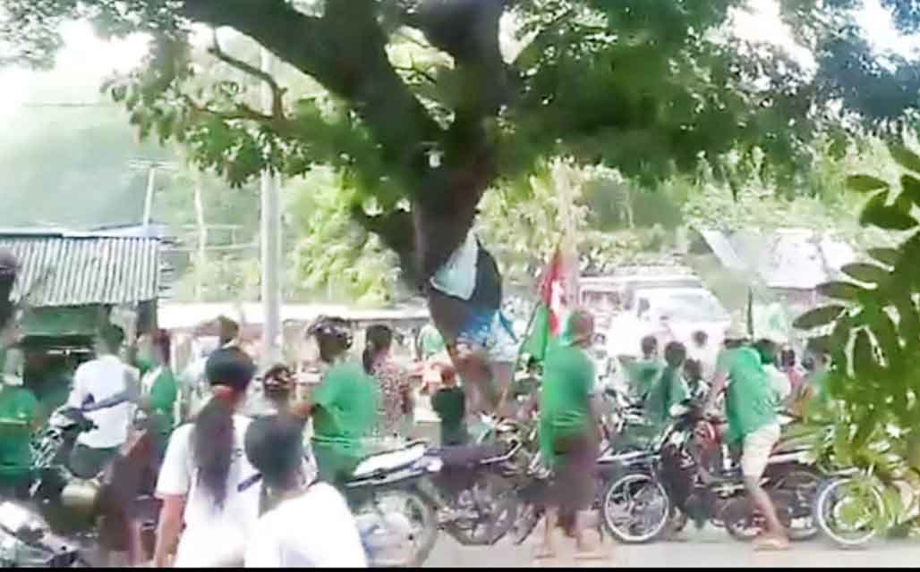 မိတ္ထီလာမြို့နယ်တွင် ကြံ့ခိုင်ရေးပါတီထောက်ခံသူများ ဖမ်းဆီးအမှုဖွင့်ခံရ 