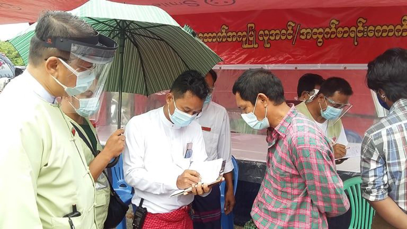 ကိုဗစ်-၁၉ ကြောင့် ရန်ကုန်က လာသူများကို မွန်ပြည်နယ်အတွင်း ဝင်ခွင့်မပြုတော့