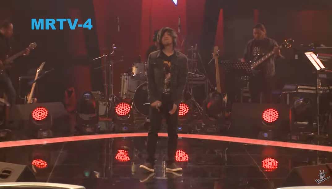 The Voice Myanmar ဒိုင်လေးဦးစလုံး လှည့်ကြည့်ခဲ့ရသည့် မက်တယ်လ်ရော့ခ်ကာ ပြိုင်ပွဲဝင် “တွမ်ပီး”(ရုပ်သံ)
