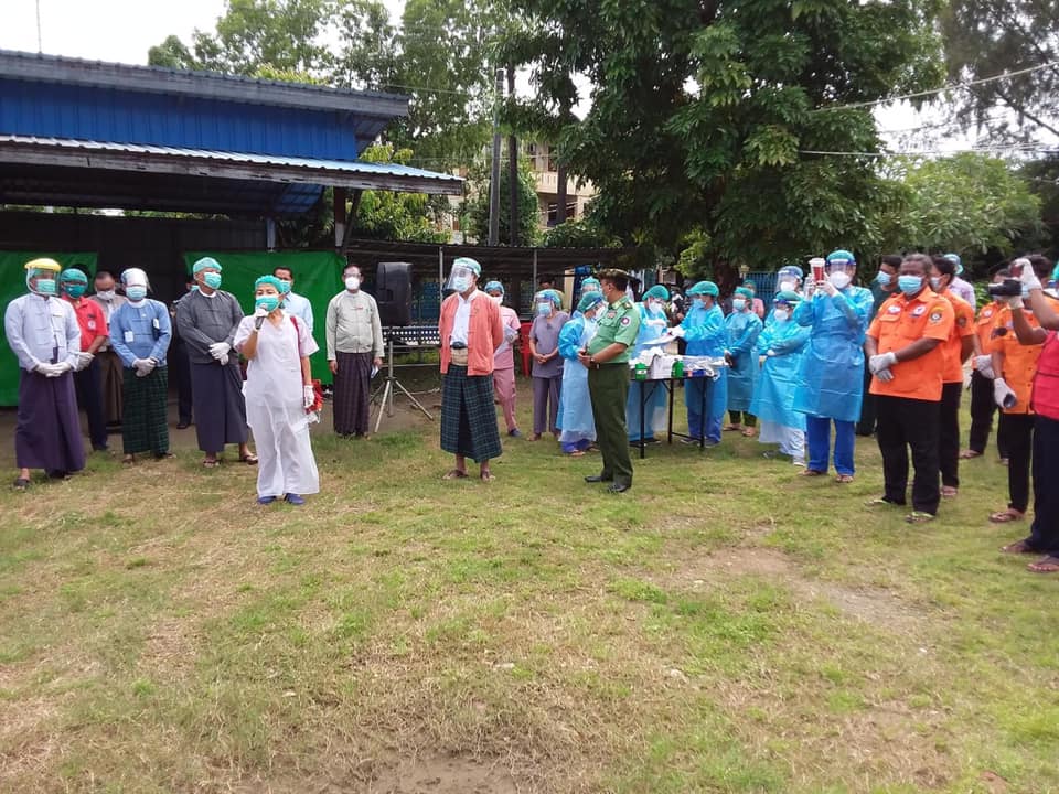 စစ်တွေမြို့က ကိုဗစ်-၁၉ လူနာ အယောက် ၆၀ ဆေးရုံမှဆင်း 