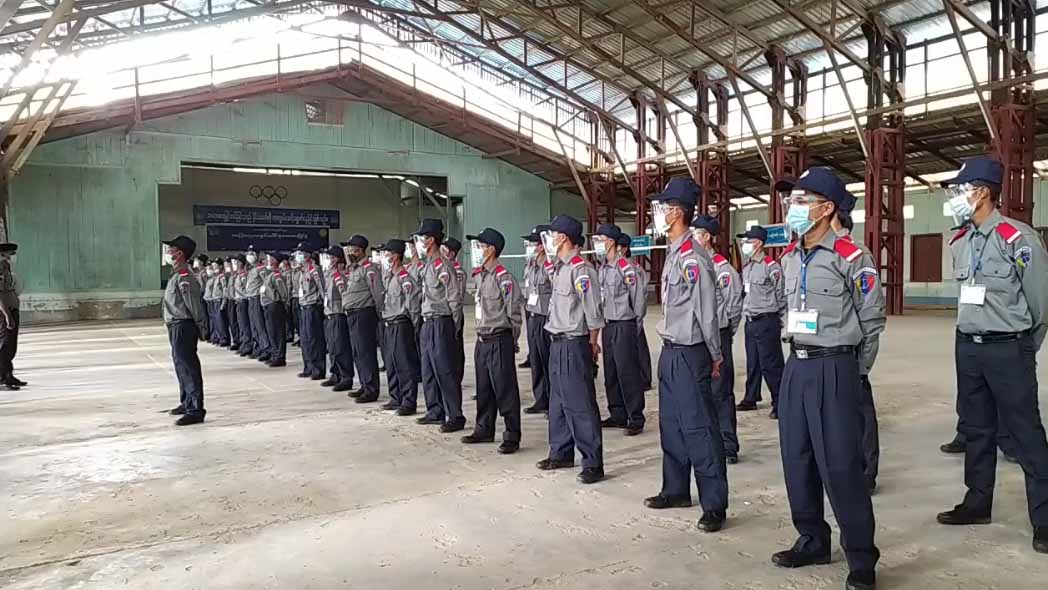 ကချင်ပြည်နယ်၊ ဗန်းမော်ခရိုင်၌  ရွေးကောက်ပွဲအတွက် အထူးရဲသင်တန်းပေး 