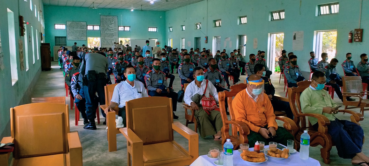 ၂၀၂၀ ရွေးကောက်ပွဲအတွက် မိတ္ထီလာခရိုင်တွင် အထူးရဲ ၁၀၀၀ ကျော်ကို သင်တန်းပေး