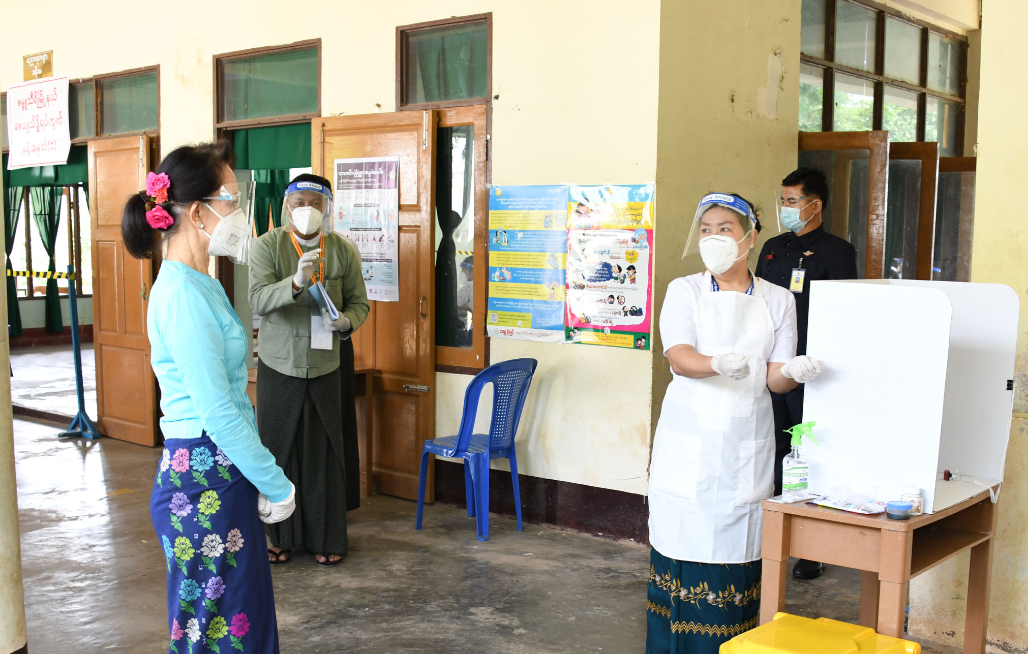 ဆန္ဒမဲပေးသရုပ်ပြအစီအစဉ် အတိုင်ပင်ခံပုဂ္ဂိုလ် ကြည့်ရှု၊ မဲဆန္ဒရှင်များ၏လုံခြုံရေး အဓိကထားရန် တိုက်တွန်း