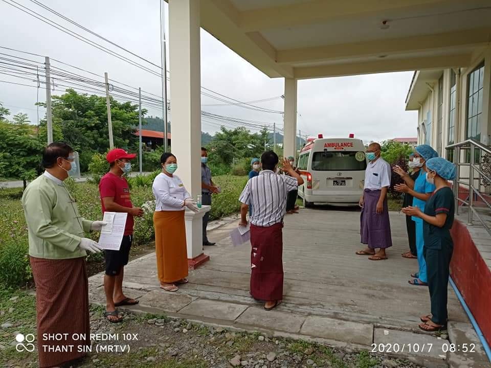 ကလေးမြို့က ကိုဗစ်-၁၉ လူနာ ၂ ဦး ဆေးရုံမှ ဆင်းခွင့်ရ