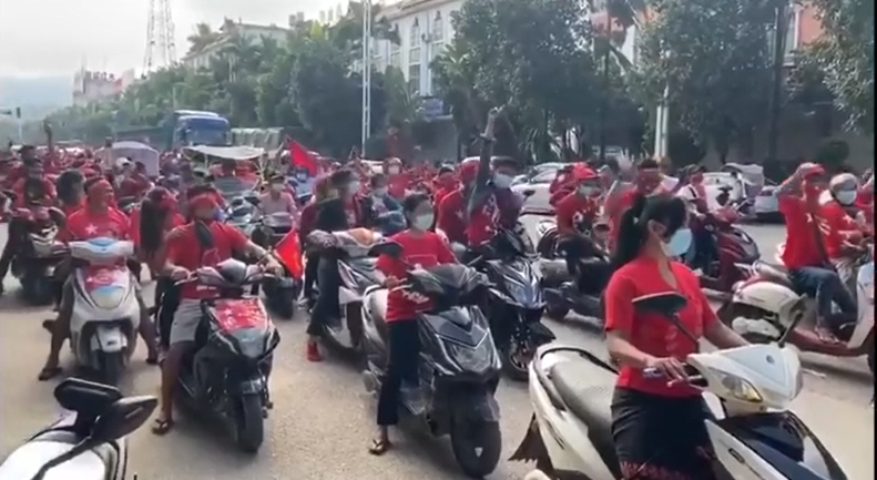 တရုတ်နိုင်ငံ ရွှေလီနှင့် ကျယ်ဂေါင်တွင် အန်အယ်လ်ဒီ ထောက်ခံလှည့်လည်သူများ ဖမ်းဆီးခံရ