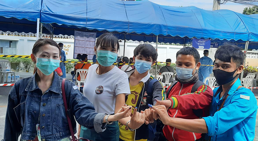 ချင်းမိုင်ရောက် ရွှေ့ပြောင်းလုပ်သား ၂၀၀ ခန့် ကြိုတင်မဲပေး