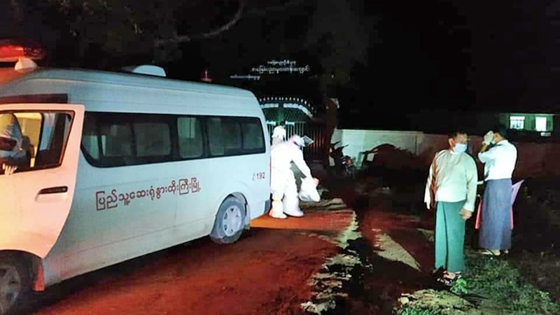 နွားထိုးကြီးတွင် ရန်ကုန် မှန်စက်ရုံက ပြန်လာသူ ၃ ဦး ကိုဗစ်-၁၉ ရောဂါပိုးတွေ့ရှိ