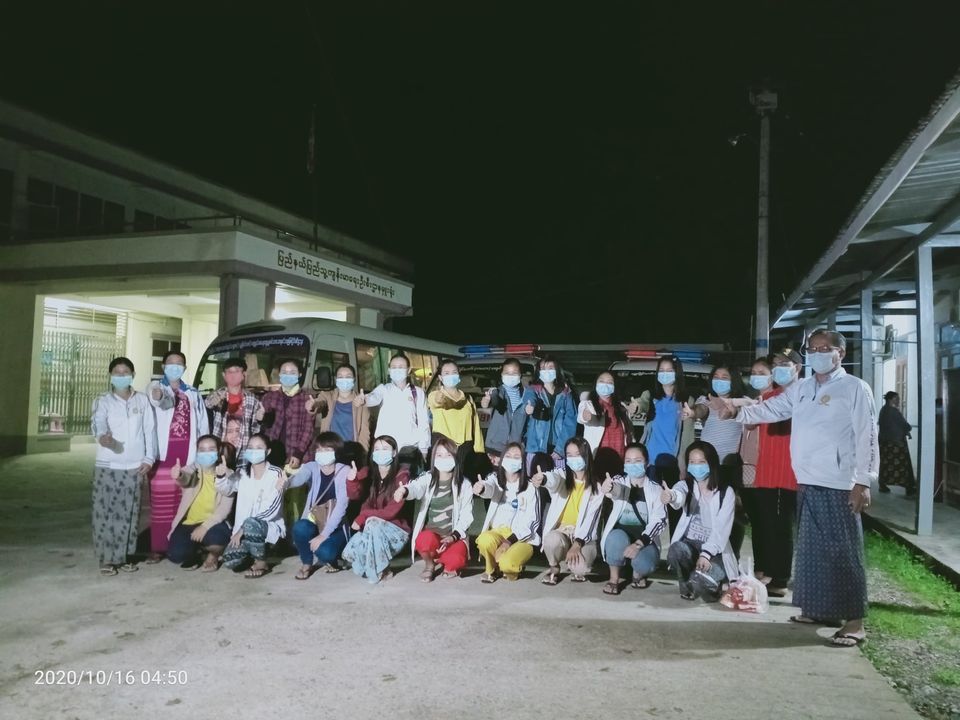 ကယားကျန်းမာရေးဝန်ထမ်း ၂၁ ဦးကို ရန်ကုန်သို့ တတိယအကြိမ်စေလွှတ်