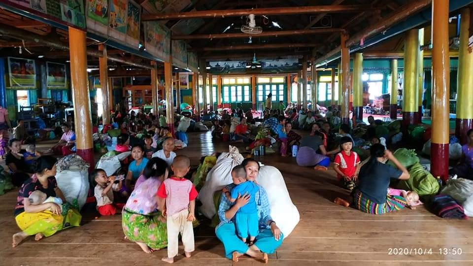 ကျောက်မဲမြို့ ဘုန်းကြီးကျောင်းများတွင် ခိုလှုံနေသည့် စစ်ရှောင် ၄၀၀ ကျော် နေရပ်ပြန်မည်