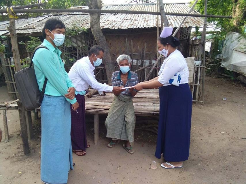 မကွေးတိုင်းတွင် အနာကြီးရောဂါသည် ၃၅၀၀ ကျော်ကို အစိုးရက ထောက်ပံ့ငွေ ပေးအပ်