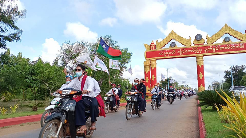 ပအိုဝ်းအမျိုးသားအဖွဲ့ချုပ် လွိုင်ကော်တွင် အင်အားပြမဲဆွယ်