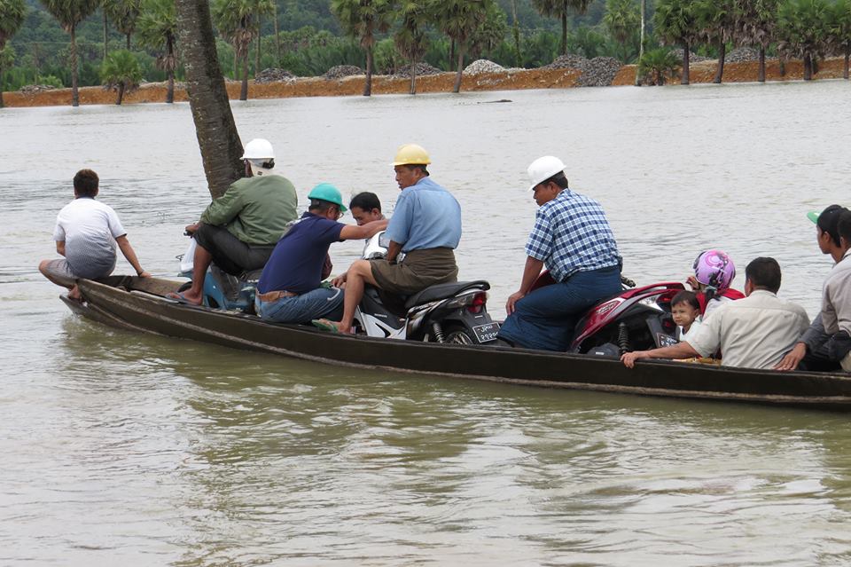 ဧရာ၀တီတုိင္းတြင္ ေရၾကီးမည့္ ေဘးအနၱရာယ္႐ွိဟု မုိးေလ၀သေၾကညာ