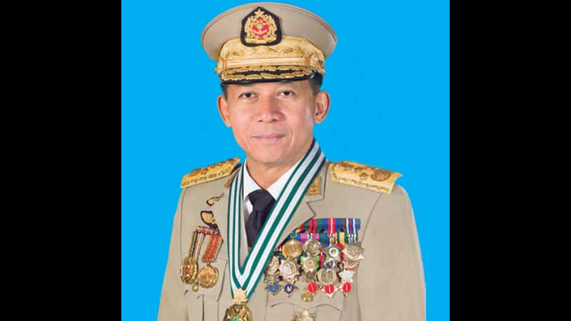 ဗိုလ်ချုပ်မှူးကြီး  မင်းအောင်လှိုင် ရွှေဘိုတွင် အောင်မြေနင်း