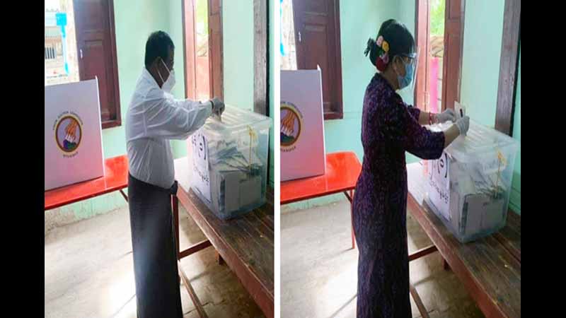 မန္တလေးတိုင်းဒေသကြီးဝန်ကြီးချုပ် ကြိုတင်မဲပေး