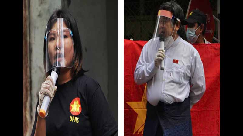ပန်းဘဲတန်းတွင် NLD နှင့် DPNS တို့ အပြိုင်မဲဆွယ် (ဓာတ်ပုံ)