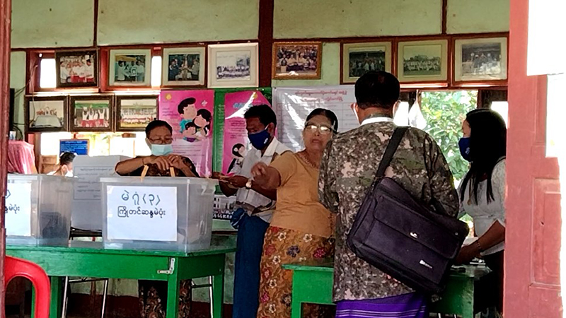 လွိုင်ကော်မြို့တွင် ကြိုတင်မဲပေးချိန် အငြင်းပွားမှုဖြစ်ပွား