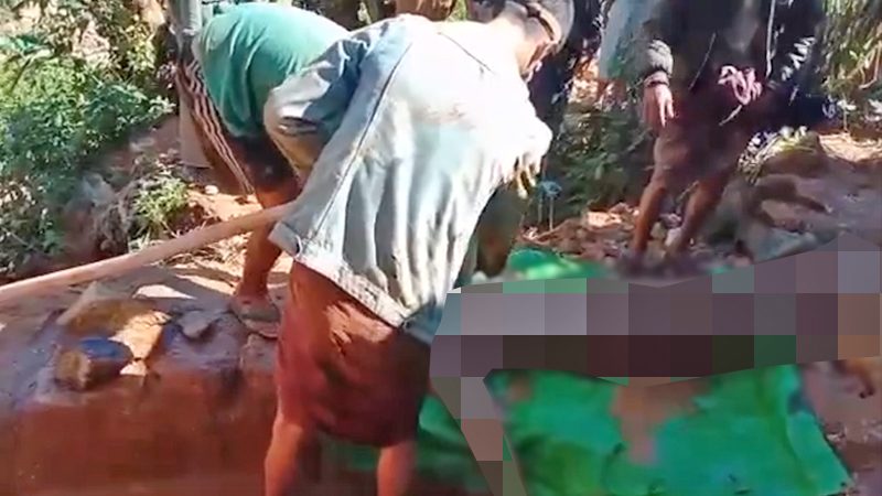 မိုးကုတ်မြို့နယ်တွင် ကျောက်တွင်းပြိုကျသဖြင့် ၁ ဦး သေဆုံး