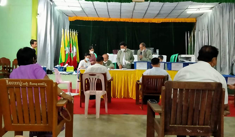 ကြံခင်းမြို့နယ် မဲရုံအများစုတွင် အန်အယ်လ်ဒီ အနိုင်ရ