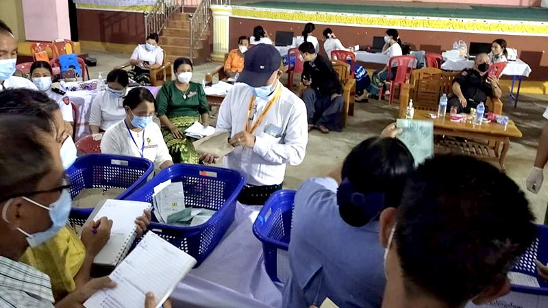 သာပေါင်းမြို့နယ်တွင် အန်အယ်လ်ဒီ အနိုင်ရရှိ