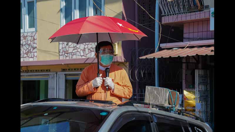 ညောင်လေးပင်မြို့နယ်၌ ပြည်ထောင်စုဝန်ကြီးဒေါက်တာဝင်းမြတ်အေး အနိုင်ရ