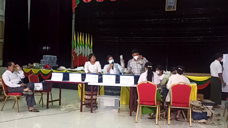 ရွှေဘိုခရိုင်တွင် အန်အယ်လ်ဒီပါတီက လွှတ်တော်သုံးရပ်လုံး အနိုင်ရ