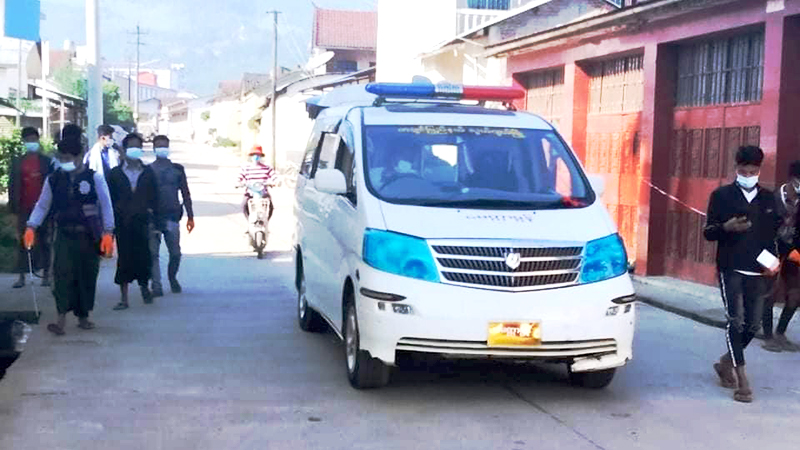 တရုတ်နယ်စပ် ကချင်ပြည်နယ် လွယ်ဂျယ်တမြို့လုံး ပိုးသတ်ဆေးဖျန်း