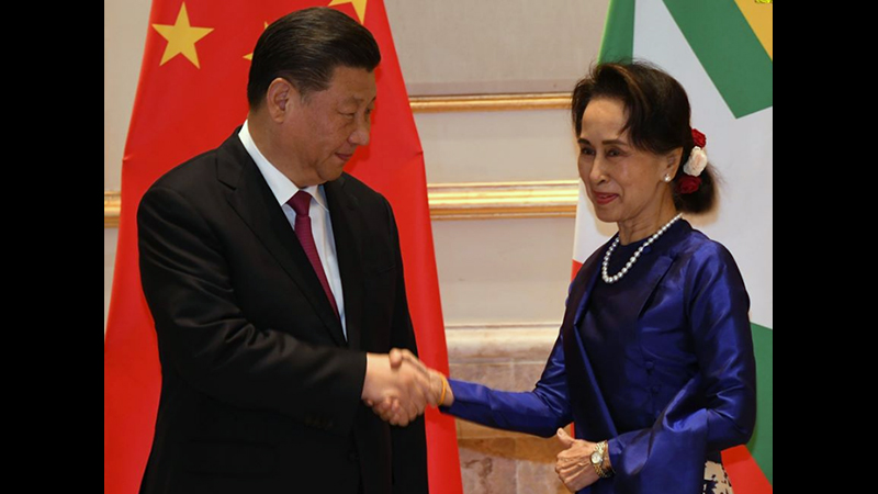 ဒေါ်အောင်ဆန်းစုကြည်ဦးဆောင်သည့် NLDပါတီ အနိုင်ရသည့်အပေါ် တရုတ်သမ္မတ ချီးကျူးဂုဏ်ပြု
