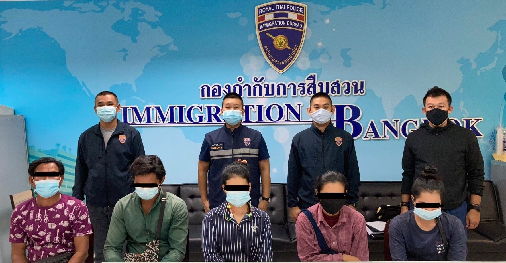 ထိုင်းလဝက ဥပဒေချိုးဖောက်မှုဖြင့် မြန်မာ ၆ ဦး အပါအဝင် ၂၁ ဦး ဖမ်းဆီးခံရ 