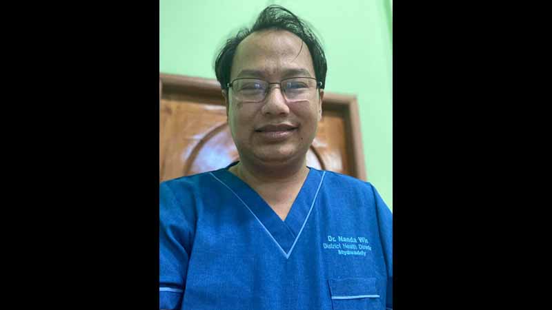 တန်ဖိုးသင့်ညစာ-ပရဟိတဆရာဝန် ဒေါက်တာ နန္ဒဝင်း ကိုဗစ်-၁၉ ရောဂါကူးစက်ခံရ