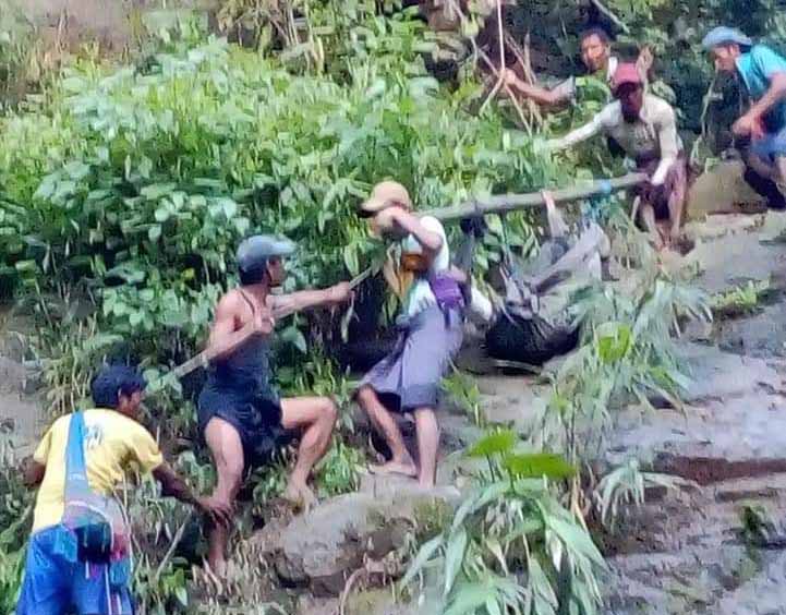 မင်းလှမြို့နယ်၌ ကမ်းပြိုကျ ကျောက်တုံးပိ‌မိပြီး လူ ၁ ဦးသေဆုံး၊ ၂ ဦးဒဏ်ရာရ