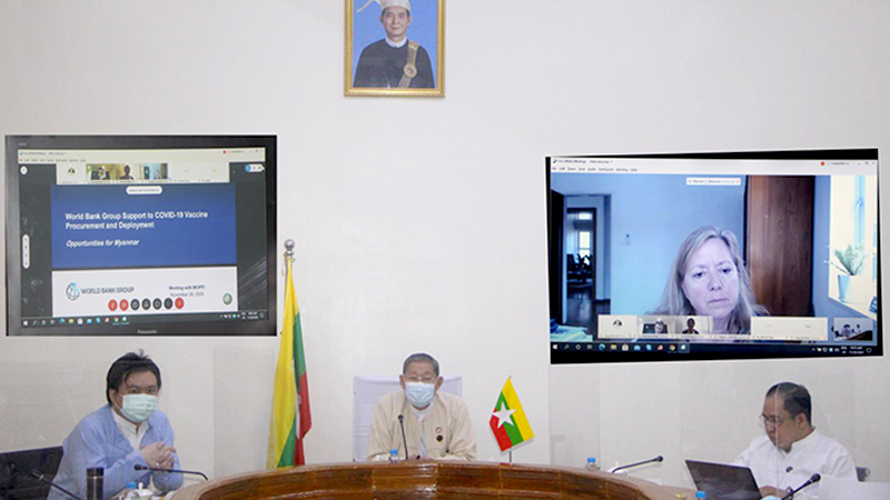 ကိုဗစ်-၁၉ ကာကွယ်ဆေးဝယ်ရန် ကမ္ဘာ့ဘဏ်က မြန်မာကို ကန်ဒေါ်လာသန်း ၆၀ ချေးမည်