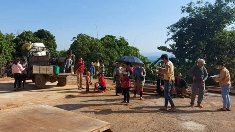နမ္မတူမြို့နယ်တွင် တိုက်ပွဲ‌ကြောင့် ရွာသား ၂၀၀ ခန့် ဘေးလွတ်ရာ ထွက်ပြေးခိုလှုံ