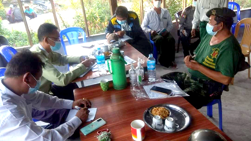 မအူပင်မြို့သို့ ပြောက်ကျားဝတ်စုံဖြင့် ခရီးသွားအထောက်ထားမဲ့ ဝင်လာသူ ၈ ဦးကို အမှုဖွင့်