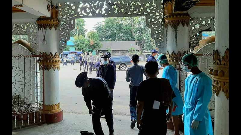 ကျောက်ဖြူမြို့တွင် ရဲတပ်ဖွဲ့ဝင် ၁ ဦး ကိုဗစ်-၁၉ ကူးစက်ခံရ
