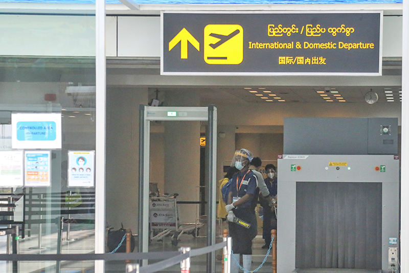 မန္တလေး အပြည်ပြည်ဆိုင်ရာလေဆိပ်တွင် ပြည်တွင်းလေကြောင်းလိုင်းများ ပြန်လည်ပျံသန်း (ဓာတ်ပုံ)