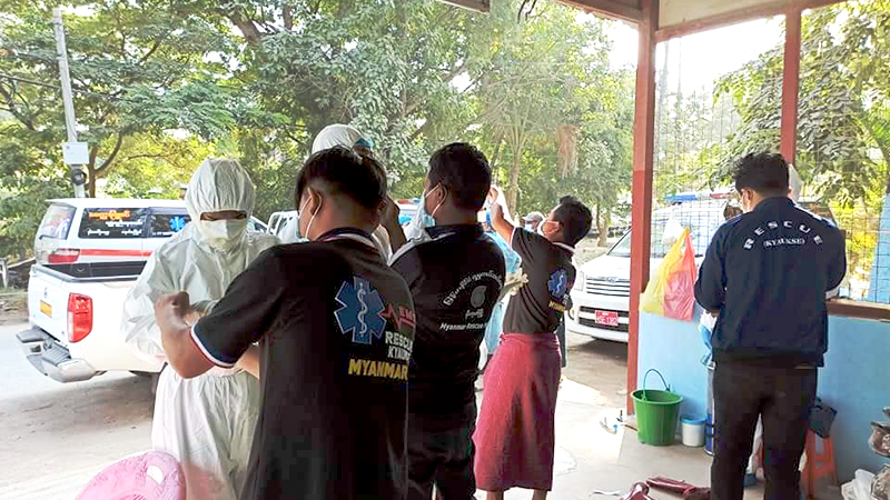 ကျောက်ဆည်မြို့နယ်တွင် ကိုဗစ်-၁၉ လူနာ ၁ ဦး ပထမဆုံး သေဆုံး