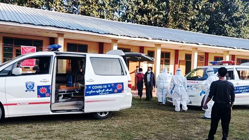 မန္တလေးဆေးရုံတွင် ဆေးကုပြီးပြန်လာသည့် လာရှိုးနှင့်သီပေါကလူနာအချို့ ကိုဗစ်ရောဂါပိုးတွေ့