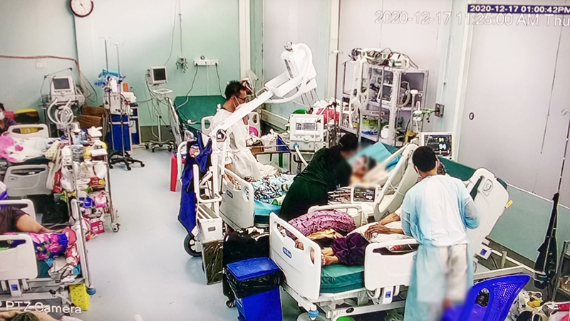 ကူးစက်နှုန်း လျော့နည်းလာသော်လည်း အောက်ဆီဂျင်လိုအပ်သည့်လူနာ ပိုများလာ