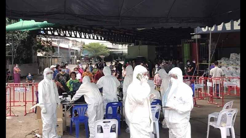 မဟာချိုင်ပုစွန်စျေးဟောင်းတွင် ကိုဗစ်ဆေးရုံတည်ဆောက်၍ မြန်မာအလုပ်သမားများကိုကုသပေး