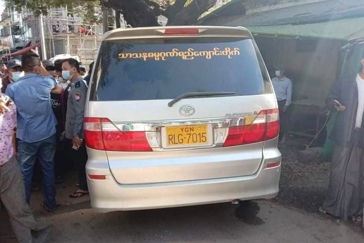 ပုသိမ်မြို့ရှိ သာသနာ့ဓမ္မဂုဏ်ရည်ဘုန်းကြီးကျောင်းကို ရဲတပ်ဖွဲ့က ဝင်ရောက်စစ်ဆေး