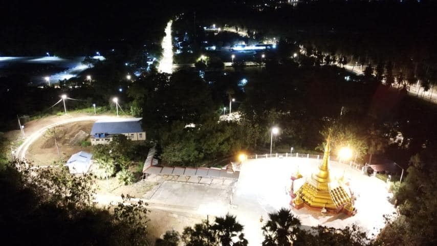 ကိုကိုးကျွန်းတွင် ၂၄ နာရီ လျှပ်စစ်မီး စတင်ရရှိ(ဓာတ်ပုံ)