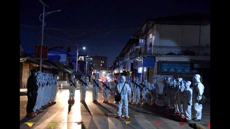 ပန်ဆန်းမြို့ကို lockdownd ချပြီး ကိုဗစ်-၁၉ ကြပ်မတ် စစ်ဆေးနေ