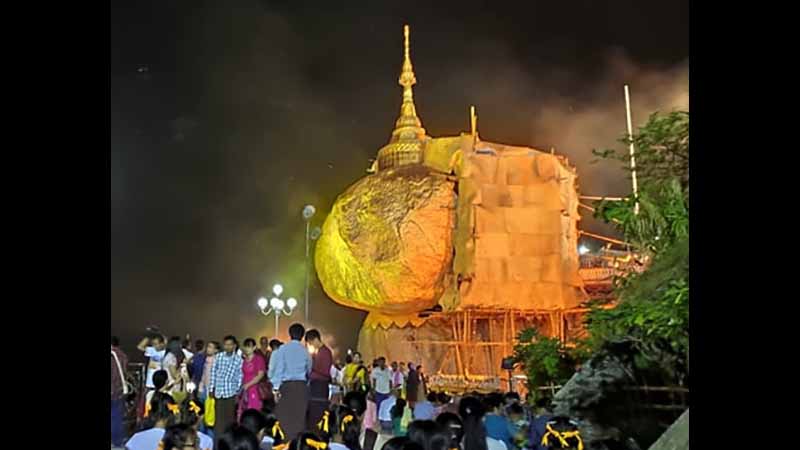 ကျိုက်ထီးရိုးစေတီ သာသနိကအဆောက်အဦပုံများ ဗန်းပြအလှူခံသူများကို အရေးယူမည်