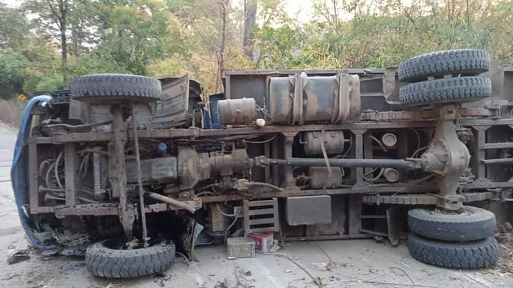 ကနီမြို့နယ်တွင် ၆ ဘီးယာဉ်တိမ်းမှောက်ပြီး ၁ ဦးသေ၊ ၁၆ ဦးဒဏ်ရာရ