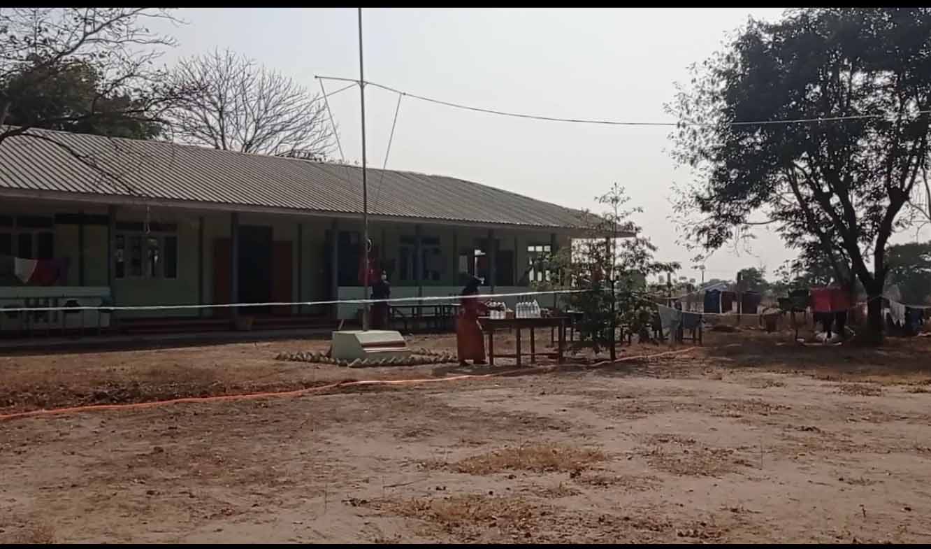 ဇီးကုန်း လက်ဆည် အမက ကျောင်းကို ယာယီဆေးရုံဖွင့်လှစ်