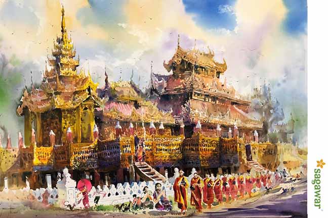 Artist လွင်လွင်ကျော်၏ ၈ ကြိမ်မြောက် တကိုယ်တော်ပန်းချီပြပွဲ (ဓာတ်ပုံ)